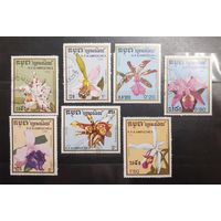 Камбоджа. 1988 год. Флора. Цветы. Орхидеи (272)