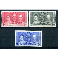 Британские колонии - Сомалиленд - 1937 - коронация короля Георга VI и королевы Елизаветы - 3 марки - полная серия, MH, MLH [Mi 74-76]. #2-Bc-56-A-1