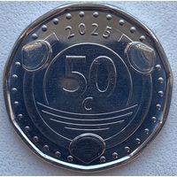 Кюрасао (Автономия в составе Нидерландов) 50 центов 2025 г.