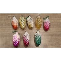 Елочная игрушка шишка 8 шт