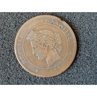 10  сантимов франция 1881