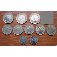 Турция. Набор 22 монеты.