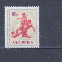 [2486] Албания 1966. Спорт.Футбол.Чемпионат мира.50 q. БЕЗ КЛЕЯ