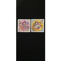 Монголия дети 2шт