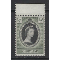1953 Гибралтар** Коронация Королева Елизавета II  SG#144