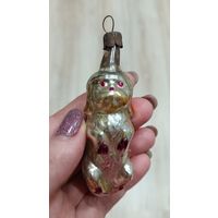 Елочные игрушки, стекло, собака Манюня