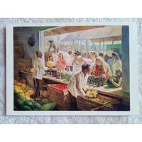 1955. Хныкин. Колхозная торговля