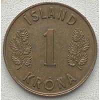 Исландия 1 крона 1970 г.