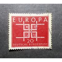 Марка Германия 1963 год Европа СЕРТ