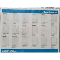 Leuchtturm ENCAP 38/39 листы для монет на 20 ячеек 45 мм! Под унцовки! Целая упаковка! Leuchtturm Grande ENCAP 44/45! Пачка 2 шт! Германия, Лёйхтурм, Leuchtturm! ВОЗМОЖЕН ОБМЕН!