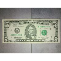 5 долларов США, 1995г.