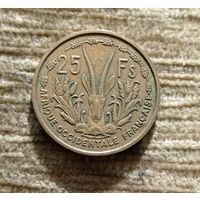 Werty71 Французская Западная Африка 25 франков 1956