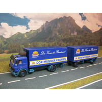 Модель грузового автомобиля Mercedes-Benz (8). Масштаб HO-1:87.