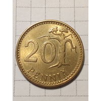 20 пенни Финляндия 1980 год