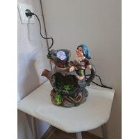 Фонтан декоративный с подсветкой "сила воды"