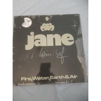 JANE  "FIRE,WATER,EARTH AND AIR" 1976  LP GATEFOLD, GERMANY BRAIN 1084 - ORIG - NM/EX