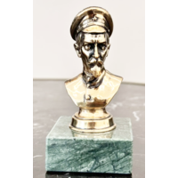 Бюст Ф.Э. Дзержинский Бронза/Змеевик