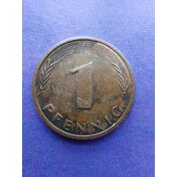 Германия ФРГ 1 пфенниг 1994 F