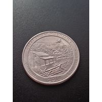 США 25 центов 2014 г. P - - Национальный парк Грейт-Смоки-Маунтинс