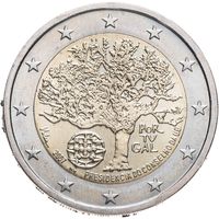 2 евро 2007 Португалия Председательство в Совете ЕС UNC из ролла