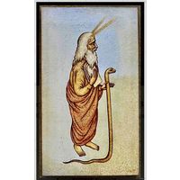 Каталожный Почицкий В.В (dr.Klein) "Моисей", 2013г. Х/М на фанере. Размер 90х50см.