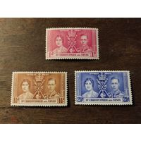 Брит. колония  Сент-Кристофер - Невис. 1937 г. металлография, полная серия.  см. условие.