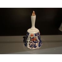 Колокольчик Кобальт фарфор Япония винтаж клеймо