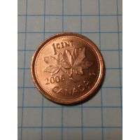 1 центов Канада 2006 год
