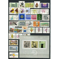 ФРГ - 1984 - Годовой набор - 34 марки и 1 блок - MNH