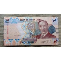 Werty71 Сьерра-Леоне 2022 год 2 леоне UNC банкнота