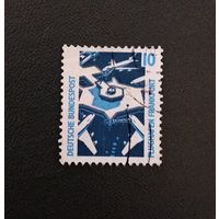 Марка Германия 1988 год Достопримечательности