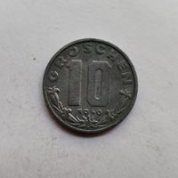 Австрия 10 грошей 1949 г.