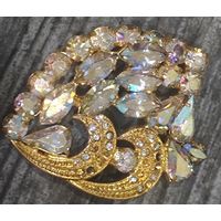 Брошь винтажная. Яркая. Германия