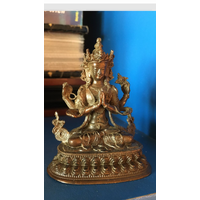 Буддийская статуэтка, бронза , супердетализация