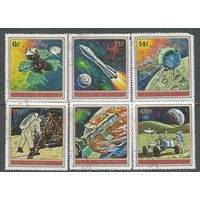 Бурунди. Исследование космоса. 1972г. Mi#857 A,B,C,D,E,F.