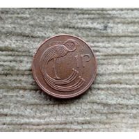 Werty71 Ирландия 1 пенни 1995 птица Арфа