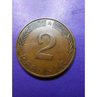 2 пфеннинга ФРГ 1991 А