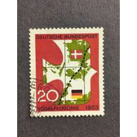 Германия 1963. Открытие прямой линии до Копенгагена. Полная серия