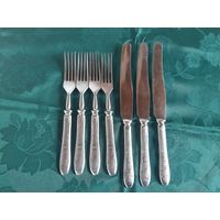 Вилки и ножи СССР, нерж.