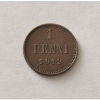 1 пенни 1912 г. С рубля