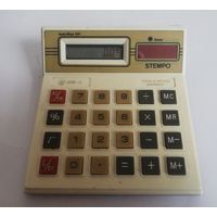 Старый калькулятор Stempo, на солнечной батарее