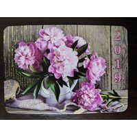 Календарик карманный Букет 2019г