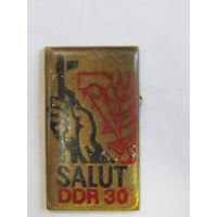 Знак. Значок. Медаль. "Армия ГДР. Учения 1979 САЛЮТ". NVA. "Nationale Volksarmee Salut der DDR 30". Южная группа войск. Армия стран Варшавского договора. ГДР. Германия. Ретро СССР. м