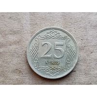 Турция 25 курушей, 2009г. (D-107)