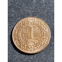Суринам 1 цент 1966