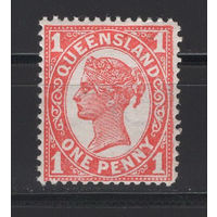 1907 Квинсленд /Queensland** 1 penny Queen Victoria (SG 288)