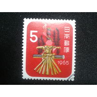 Япония, 1964. Новый год, год Змеи. Традиционная соломенная фигурка
