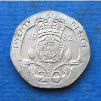 Великобритания 20 пенсов 1982