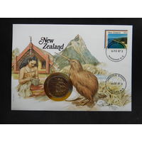 Новая Зеландия 50 центов 1982 г конверт первого дня КПД