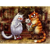 Открытка чистая 10х15 см. Художница Рина Зенюк ( 2017год )
